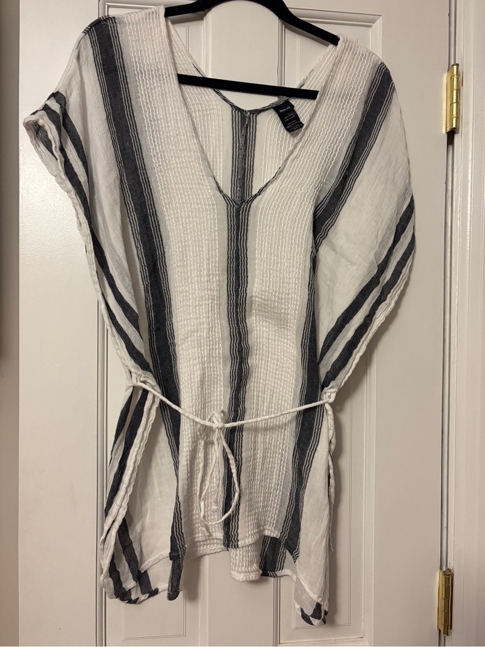 Dolce Vita White and Black Striped Tunic